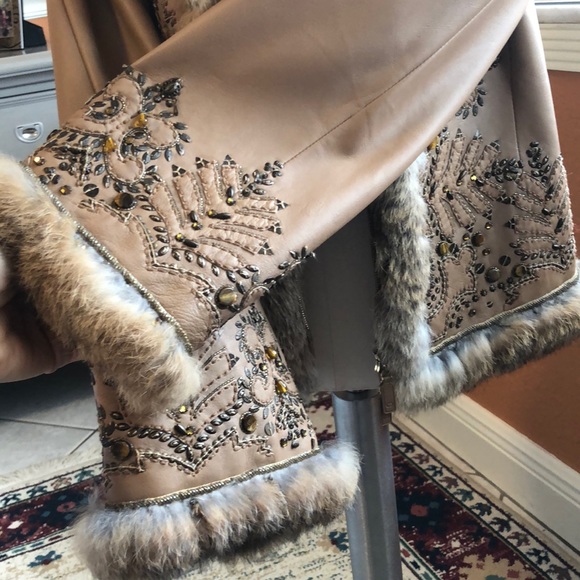 ❌SOLD❌ Leather Escada Jacket - Picture 6 of 8